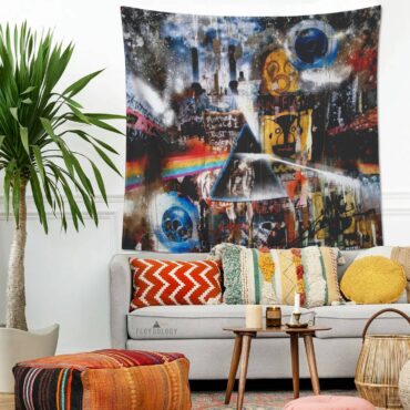 Pink Floyd Album Cover Collage DSOTM Pulse The Wall Tapestry Pink Floyd Album Cover Collage DSOTM Pulse The Wall Tapestry