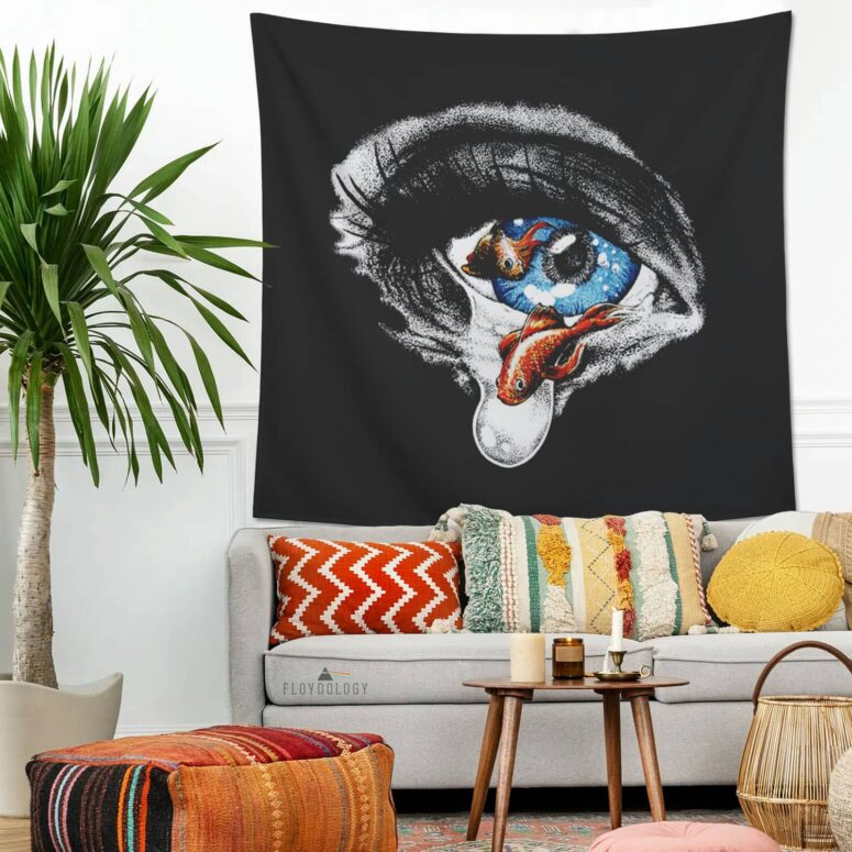 Two lost souls swimming in Eye Wish You Were Here Pink Floyd Tapestry Two lost souls swimming in Eye Wish You Were Here Pink Floyd Tapestry