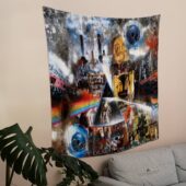 Left2d Backpack Golden Dark Side Of The Moon - OtherBrick