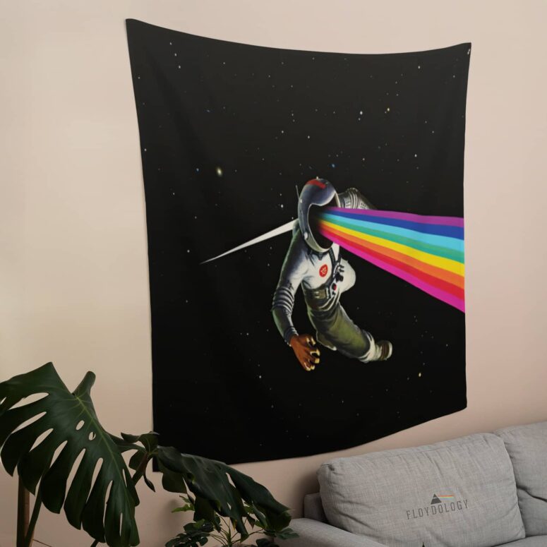 Rainbow Astronaut-Surreal Dark Side Of The Moon Pink Floyd Tapestry Rainbow Astronaut-Surreal Dark Side Of The Moon Pink Floyd Tapestry