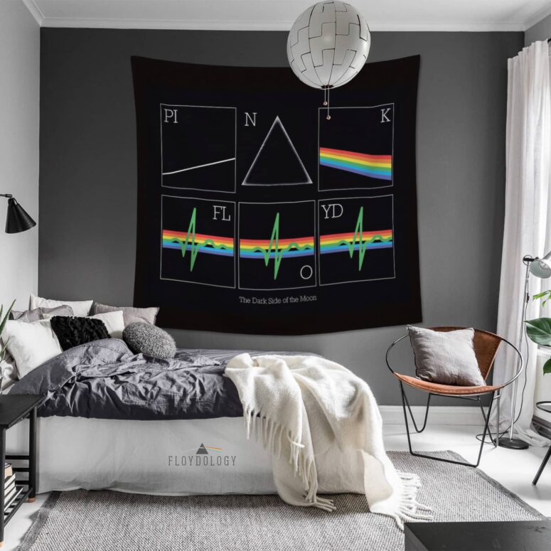 Dark Side Of The Moon 50th Prism Heart Beat Pink Floyd Tapestry Dark Side Of The Moon 50th Prism Heart Beat Pink Floyd Tapestry
