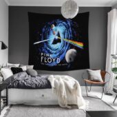 Pink Floyd Black Hole Dark Side Galaxy Tapestry