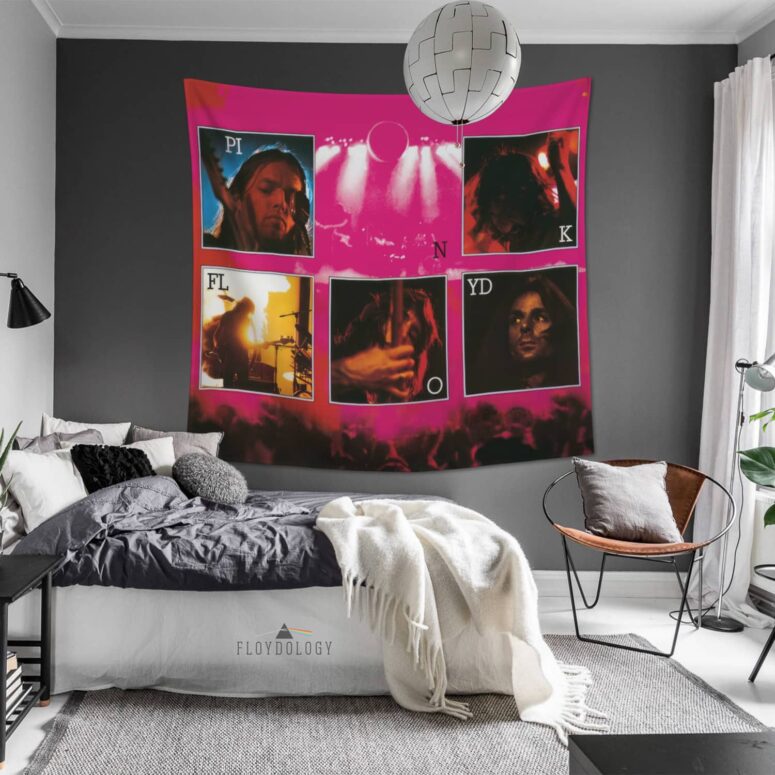 Pink Floyd Live Show Digital Art Tapestry Pink Floyd Live Show Digital Art Tapestry