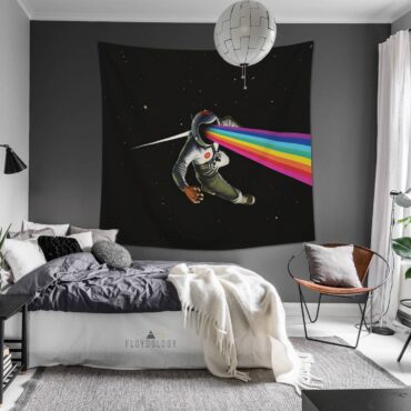 Rainbow Astronaut-Surreal Dark Side Of The Moon Pink Floyd Tapestry
