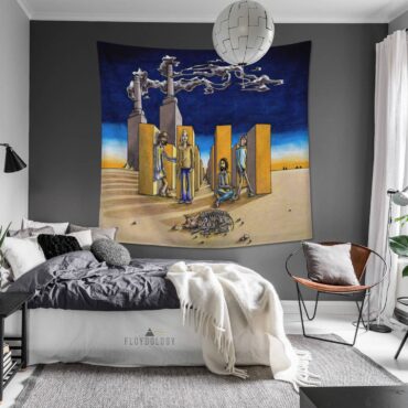 Shine on you Crazy Diamond Digital Painting Pink Floyd Tapestry