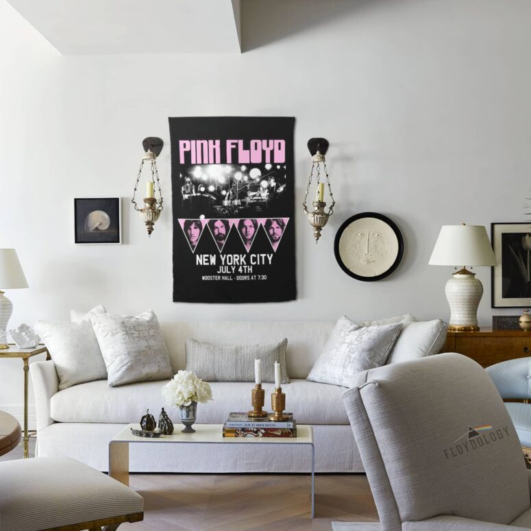 Pink Floyd Vintage New York City Tour July 4th Tapestry Pink Floyd Vintage New York City Tour July 4th Tapestry