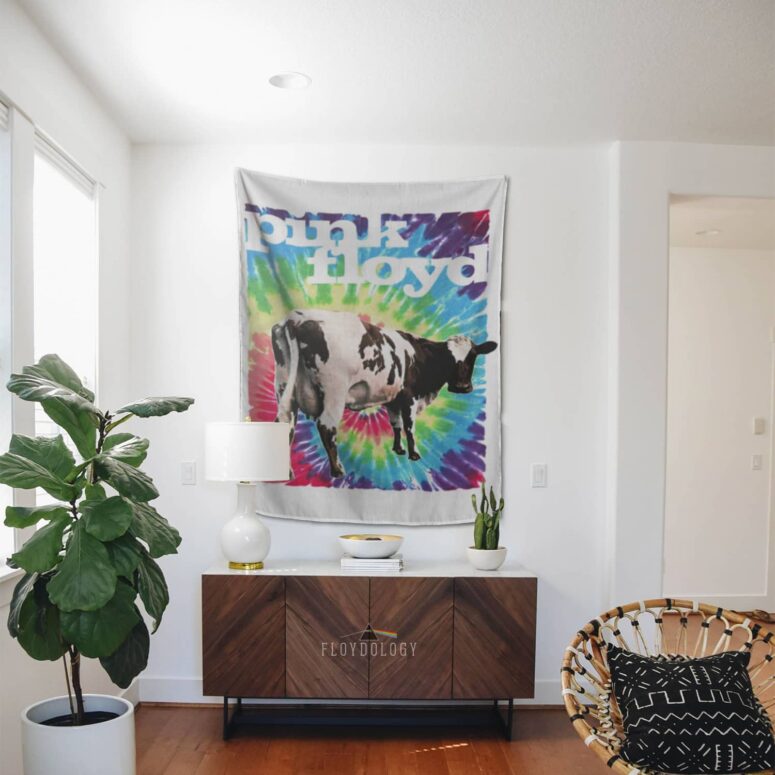 Pink Floyd Fat Old Sun White Dairy Cow Tapestry Pink Floyd Fat Old Sun White Dairy Cow Tapestry