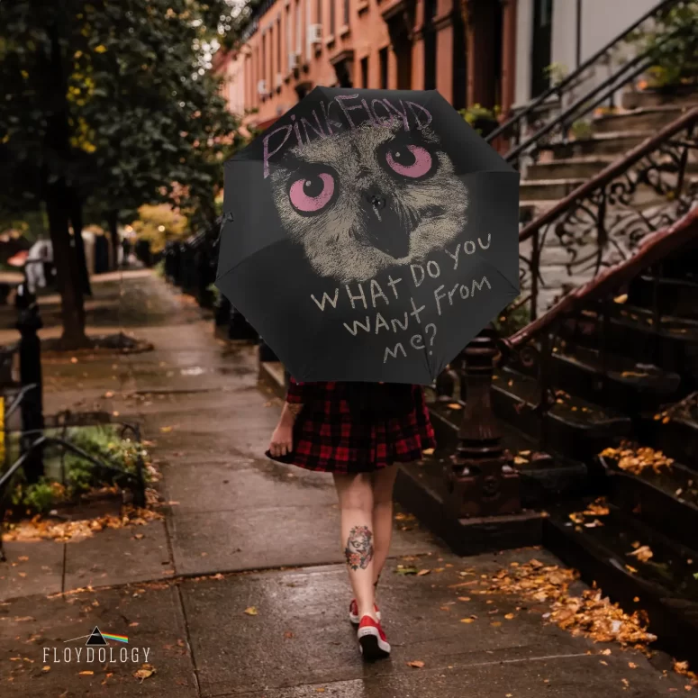 Owl What Do You Want From Me - Pink Floyd Umbrella Owl What Do You Want From Me - Pink Floyd Umbrella