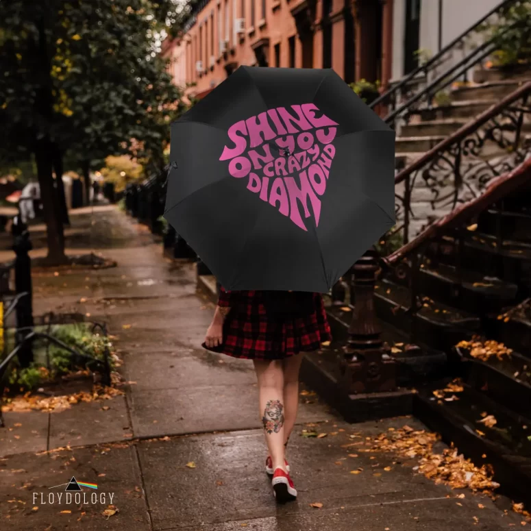 Shine On You Crazy Diamond Art - Pink Floyd Umbrella