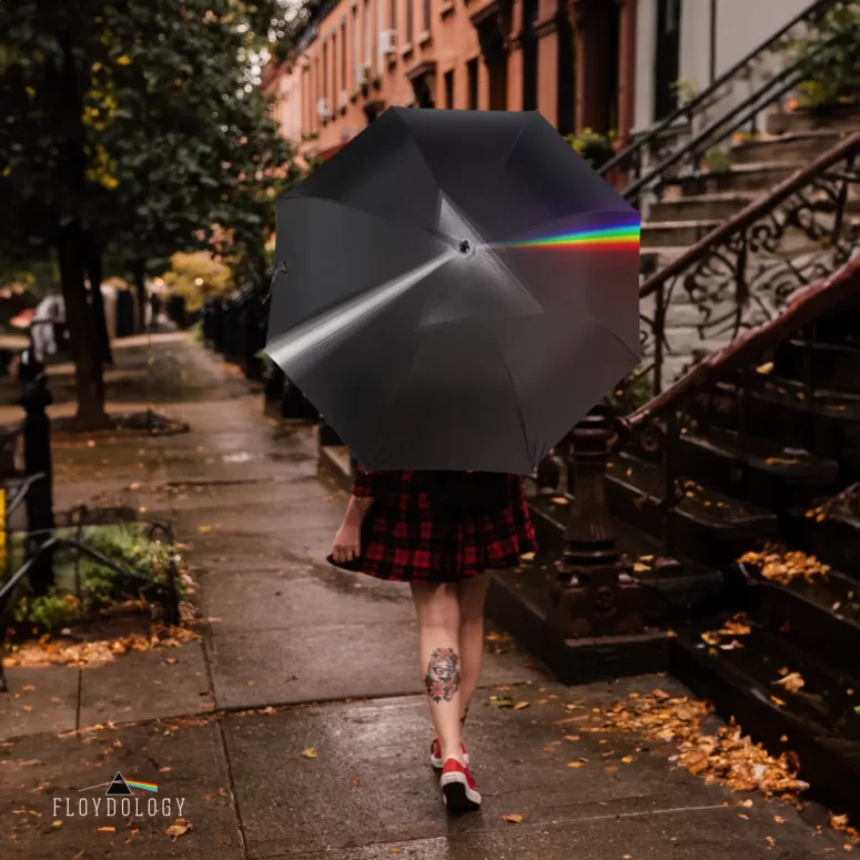 The Dark Side of The Moon Digital Painting - Pink Floyd Umbrella The Dark Side of The Moon Digital Painting - Pink Floyd Umbrella