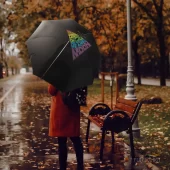 Left2d Backpack Golden Dark Side Of The Moon - OtherBrick