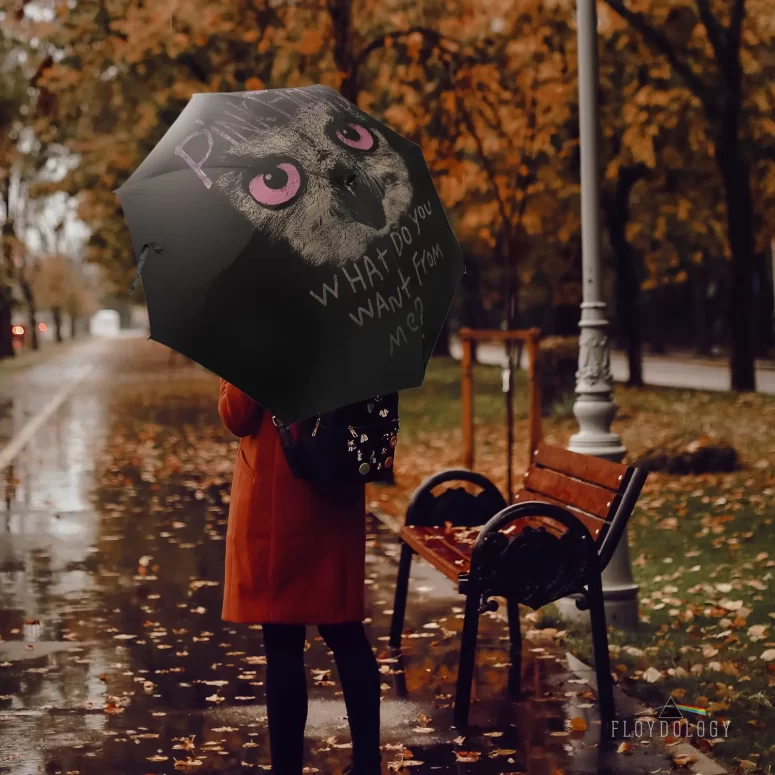 Owl What Do You Want From Me - Pink Floyd Umbrella Owl What Do You Want From Me - Pink Floyd Umbrella