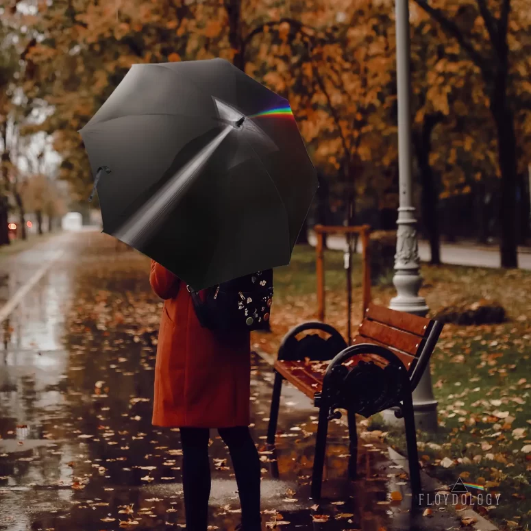 The Dark Side of The Moon Digital Painting - Pink Floyd Umbrella The Dark Side of The Moon Digital Painting - Pink Floyd Umbrella