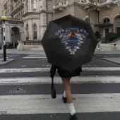DSOTM Galaxy Space Window - Pink Floyd Umbrella