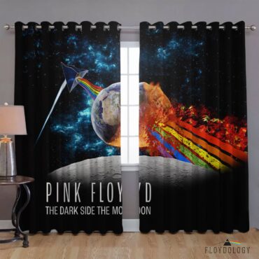 Rainbow Attack Earth The Dark Side Of The Moon - Pink Floyd Window Curtains Rainbow Attack Earth The Dark Side Of The Moon - Pink Floyd Window Curtains
