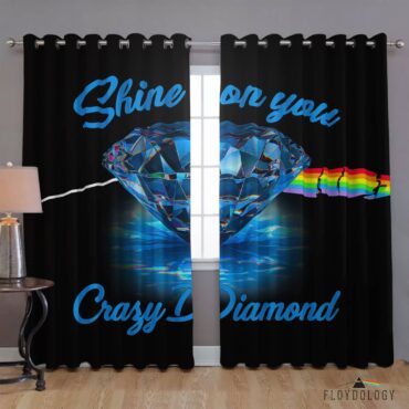 Shine On You Crazy Diamond Pink Floyd - Pink Floyd Window Curtains