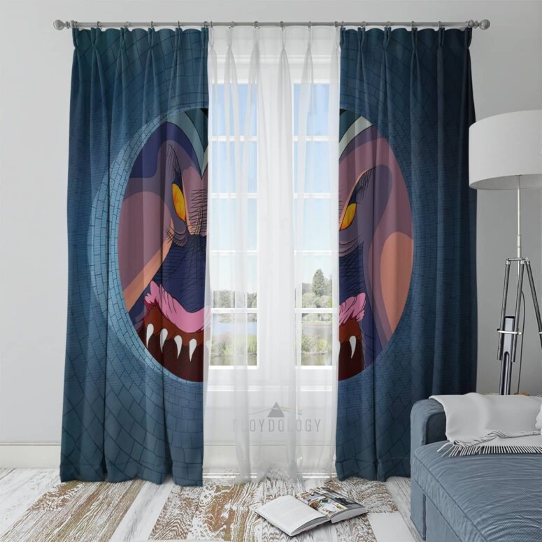 Judge And Tower - Pink Floyd Window Curtains