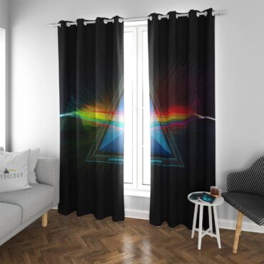 Dark Side Of The Moon Revisited - Pink Floyd Window Curtains