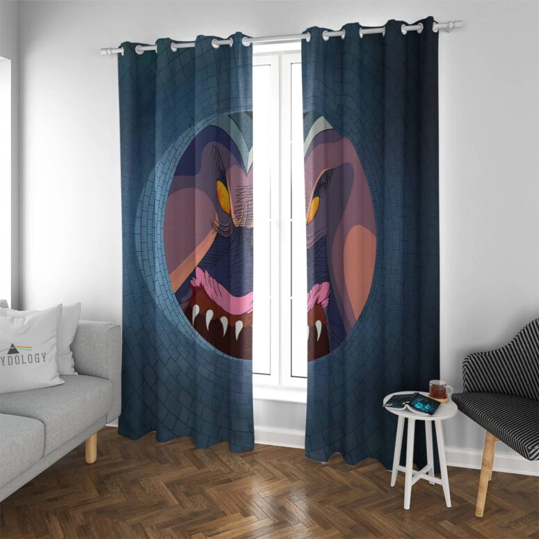 Judge And Tower - Pink Floyd Window Curtains
