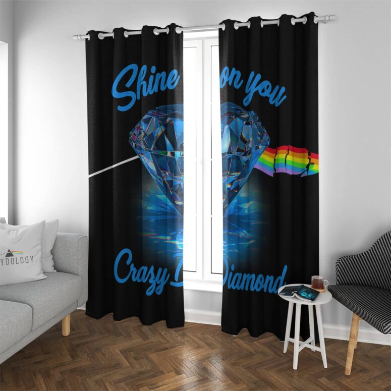 Shine On You Crazy Diamond Pink Floyd - Pink Floyd Window Curtains