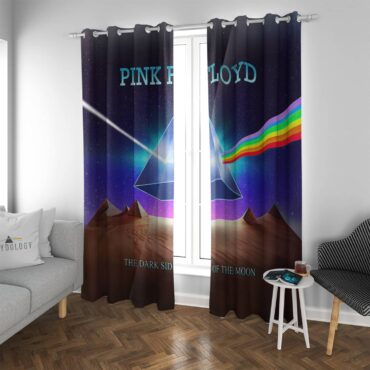 The Dark Side Of The Moon 3d Lenticular Edition - Pink Floyd Window Curtains