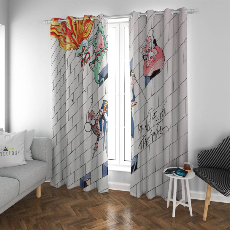 The Wall Wife Mother Teacher and Pink Floyd - Pink Floyd Window Curtains The Wall Wife Mother Teacher and Pink Floyd - Pink Floyd Window Curtains