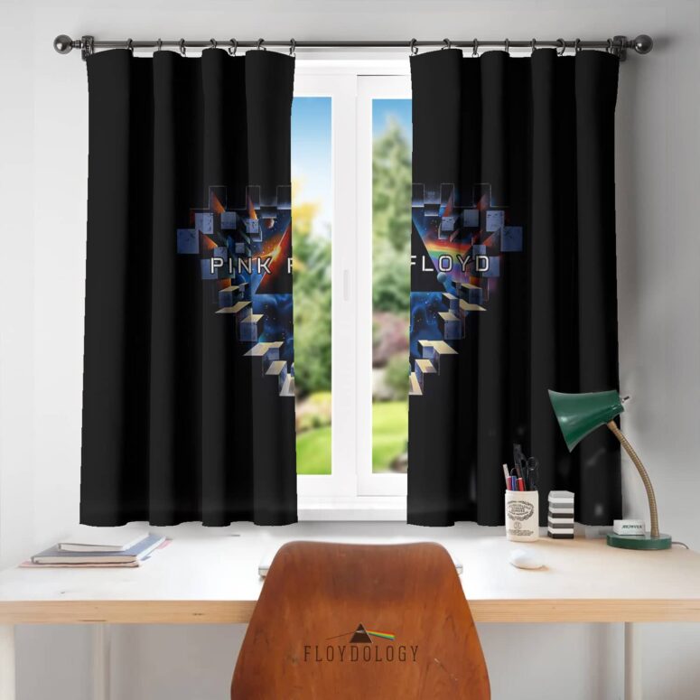 DSOTM Galaxy Space Window - Pink Floyd Window Curtains DSOTM Galaxy Space Window - Pink Floyd Window Curtains