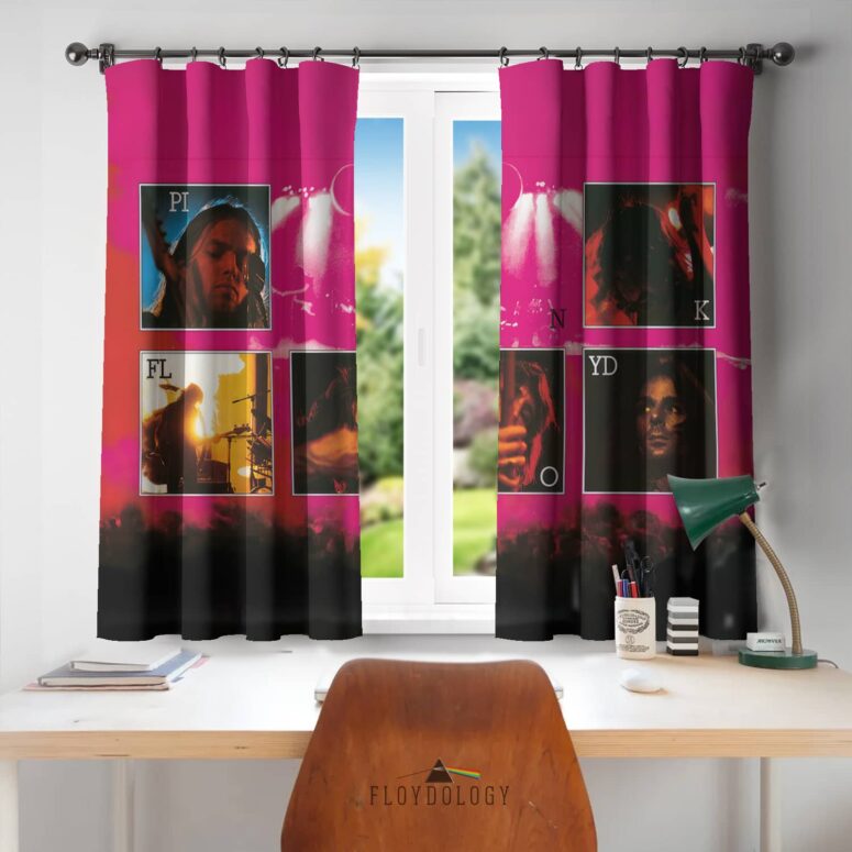 Live Show Memories Tour Digital Art - Pink Floyd Window Curtains Live Show Memories Tour Digital Art - Pink Floyd Window Curtains