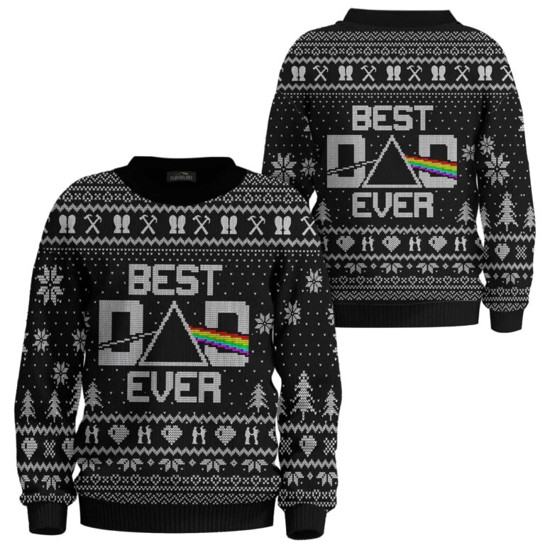 Best DAD Ever DSOTM - Pink Floyd Ugly Christmas Sweater Best DAD Ever DSOTM - Pink Floyd Ugly Christmas Sweater