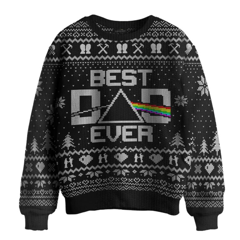Best DAD Ever DSOTM - Pink Floyd Ugly Christmas Sweater Best DAD Ever DSOTM - Pink Floyd Ugly Christmas Sweater
