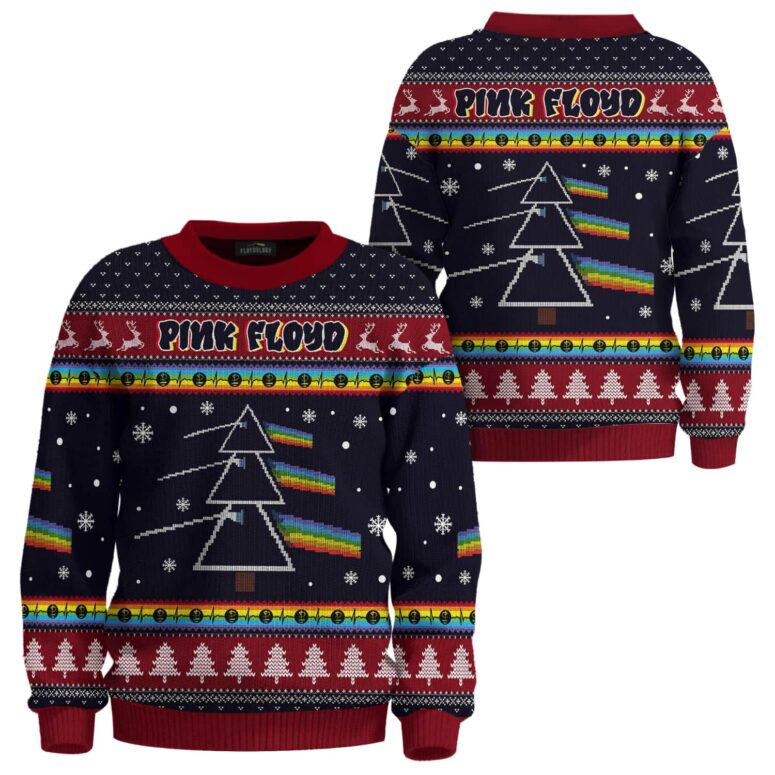 Dark Side Of Christmas Tree - Pink Floyd Ugly Christmas Sweater