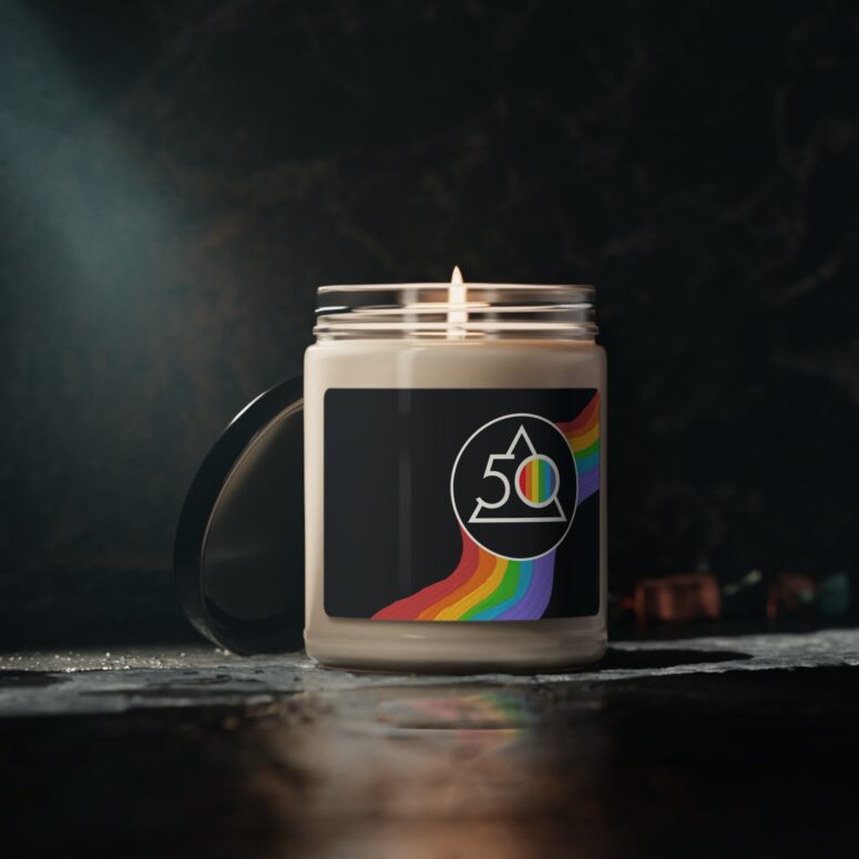 Pink Floyd And The Dark Side Of The Moon 50 Years Popoff - Pink Floyd Candle Pink Floyd And The Dark Side Of The Moon 50 Years Popoff - Pink Floyd Candle