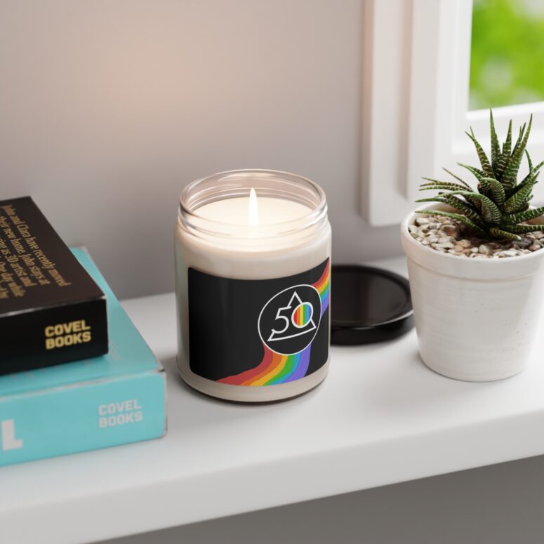Pink Floyd And The Dark Side Of The Moon 50 Years Popoff - Pink Floyd Candle Pink Floyd And The Dark Side Of The Moon 50 Years Popoff - Pink Floyd Candle