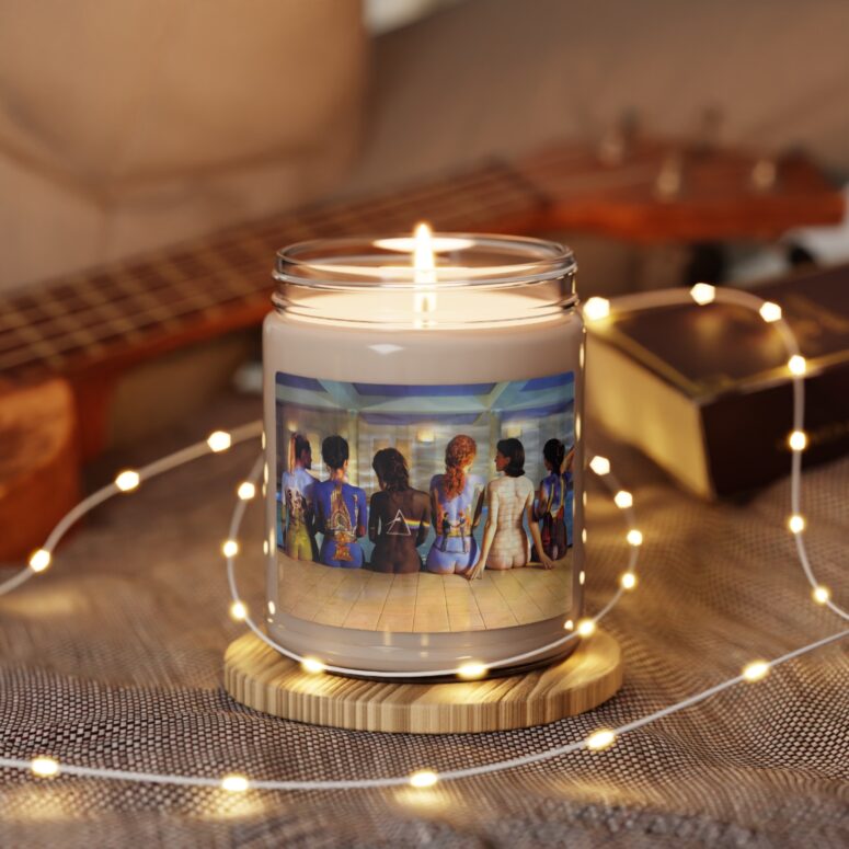Pink Floyd Back Art - Pink Floyd Candle