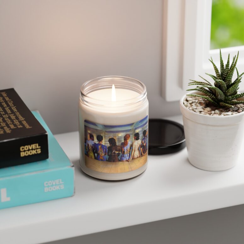Pink Floyd Back Art - Pink Floyd Candle