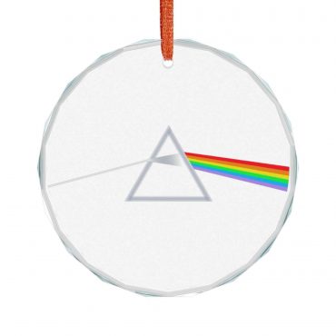 Pink Floyd Glass & Acrylic Ornament - Dark Side Of The Moon