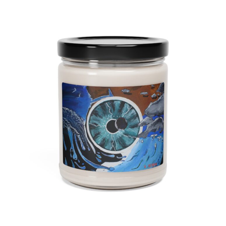 Pulse Hand Drawing Art - Pink Floyd Candle