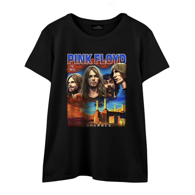 The Wall Animals Painting Pink Floyd Shirt The Wall Animals Painting Pink Floyd Shirt