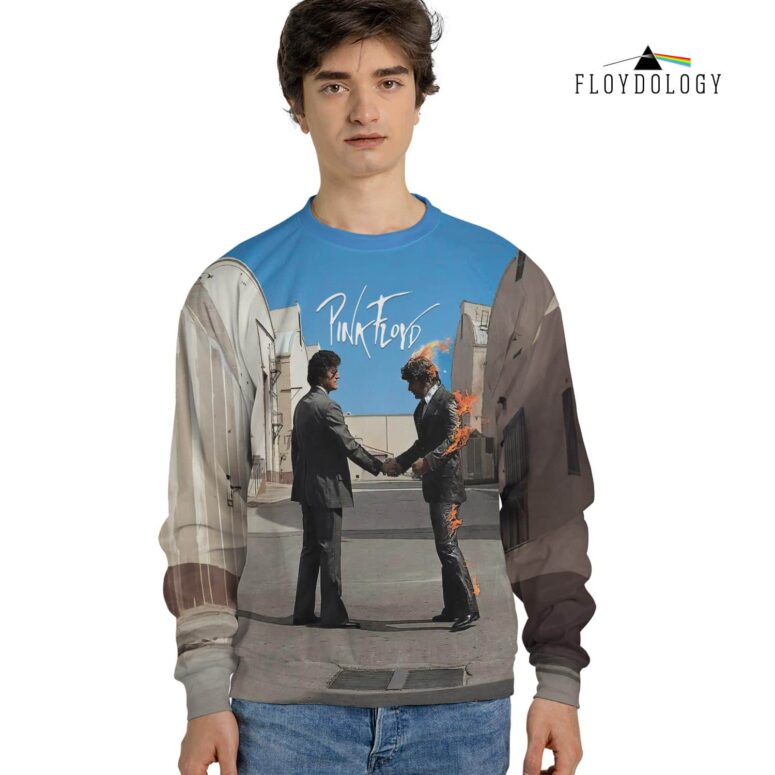 Wish You Were Here HandShake x Desert Man in Bowler Pink Floyd Shirt Wish You Were Here HandShake x Desert Man in Bowler Pink Floyd Shirt