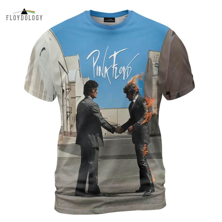 Wish You Were Here HandShake x Desert Man in Bowler Pink Floyd Shirt Wish You Were Here HandShake x Desert Man in Bowler Pink Floyd Shirt