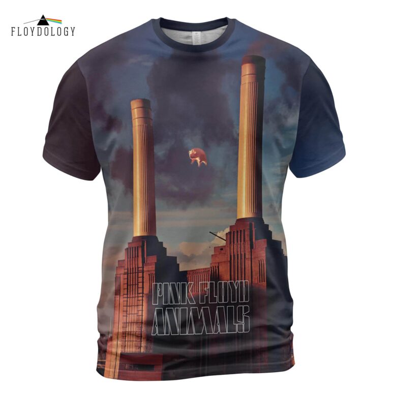 Animals Album Cover Flying Pig Battersea Power Station Pink Floyd Shirt