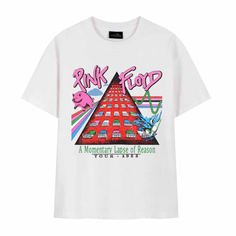 A Momentary Lapse Of Reason Tour 1988 Vintage Pink Floyd Shirt A Momentary Lapse Of Reason Tour 1988 Vintage Pink Floyd Shirt