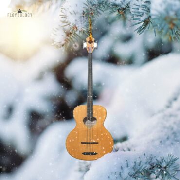 Pink Floyd Ornament - Anthony 'TONY' Zemaitis David Gilmour Acoustic Fretless Bass Guitar