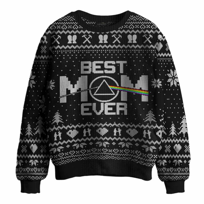 Best MOM Ever DSOTM - Pink Floyd Ugly Christmas Sweater