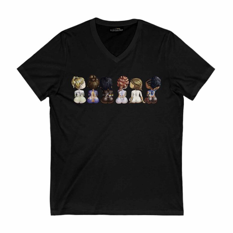 Curvy Pink Floyd Back Catalogue Shirt Curvy Pink Floyd Back Catalogue Shirt