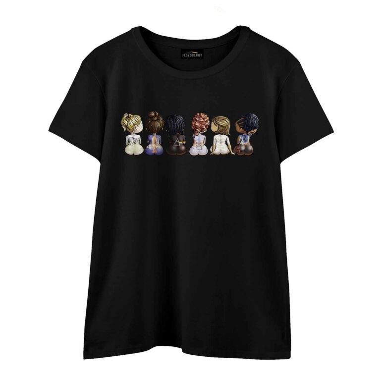 Curvy Pink Floyd Back Catalogue Shirt Curvy Pink Floyd Back Catalogue Shirt