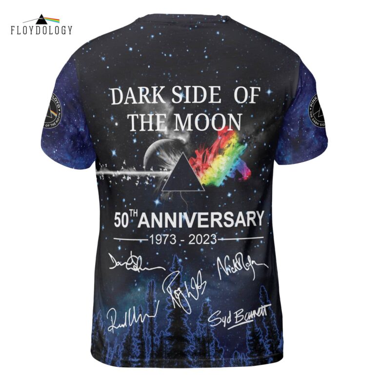 Dark Side Of The Moon 50th Anniversary Blue Night Pink Floyd Shirt Dark Side Of The Moon 50th Anniversary Blue Night Pink Floyd Shirt