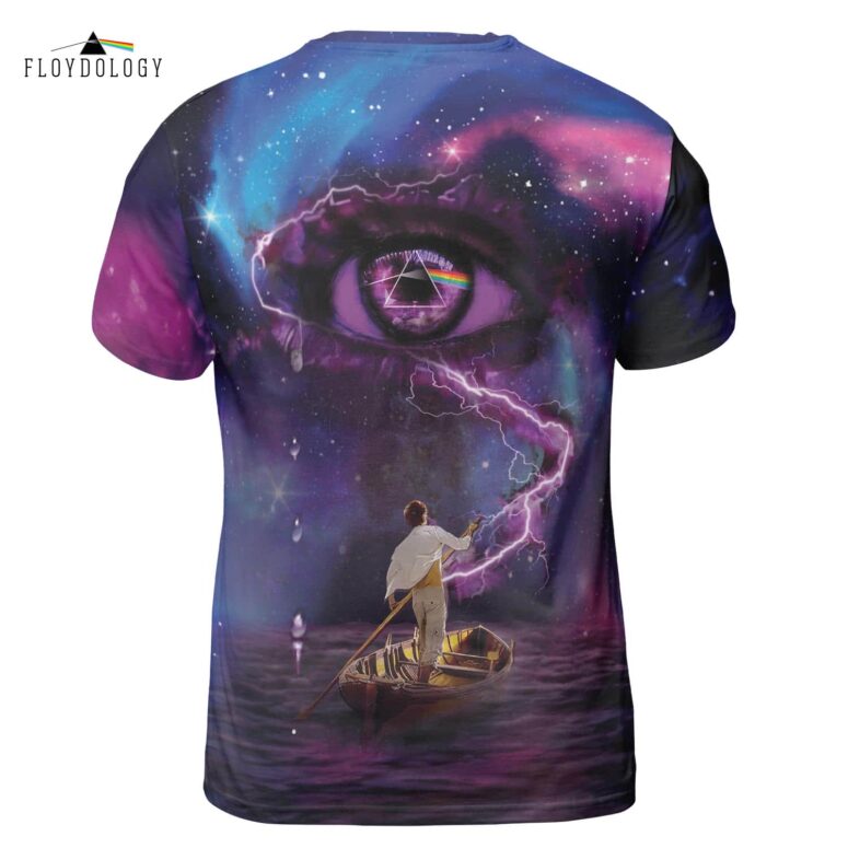 Dark Side Of The Moon Back Art Endless River Pink Floyd Shirt