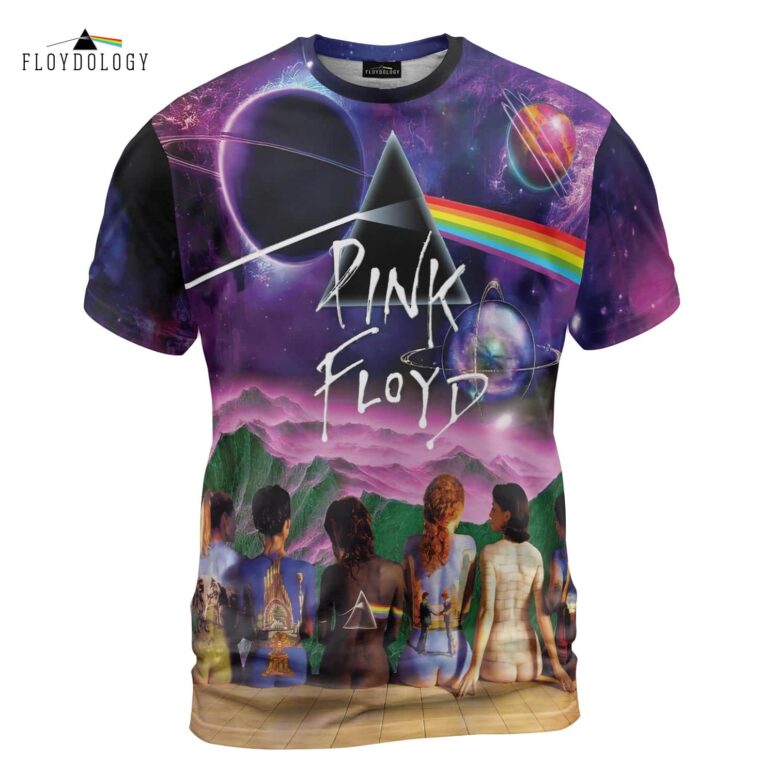 Dark Side Of The Moon Back Art Endless River Pink Floyd Shirt