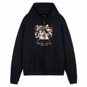 Dark Side Of The Moon Pyramid Member Portraitfront Hoodie Black - OtherBrick